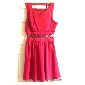Pink sleeveless dress size 5 / fits like a size 3